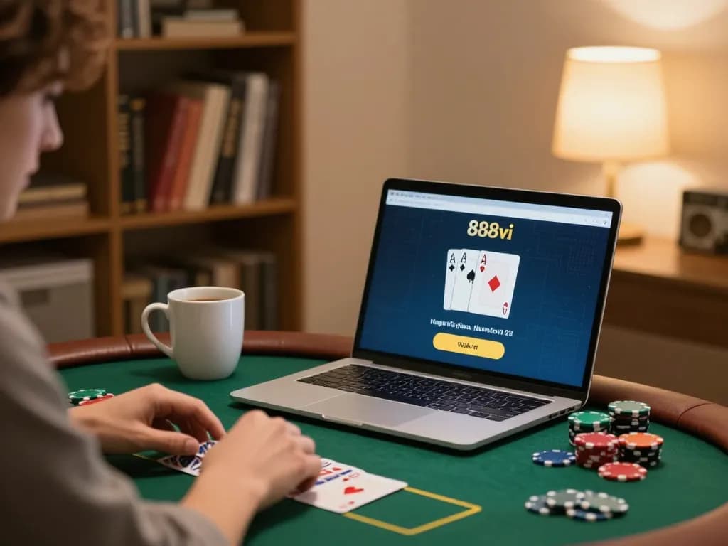 Enjoy thrilling poker action with 888vi from the comfort of home.
