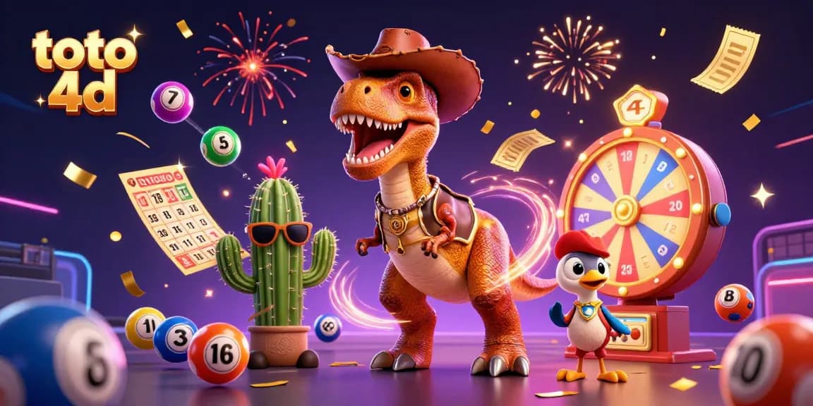 Engage with vibrant lotto excitement and big wins in this dynamic toto 4d scene.
