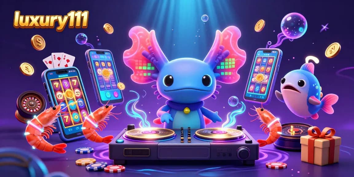Play thrilling slot games with luxury111, featuring vibrant characters and exciting gameplay elements.