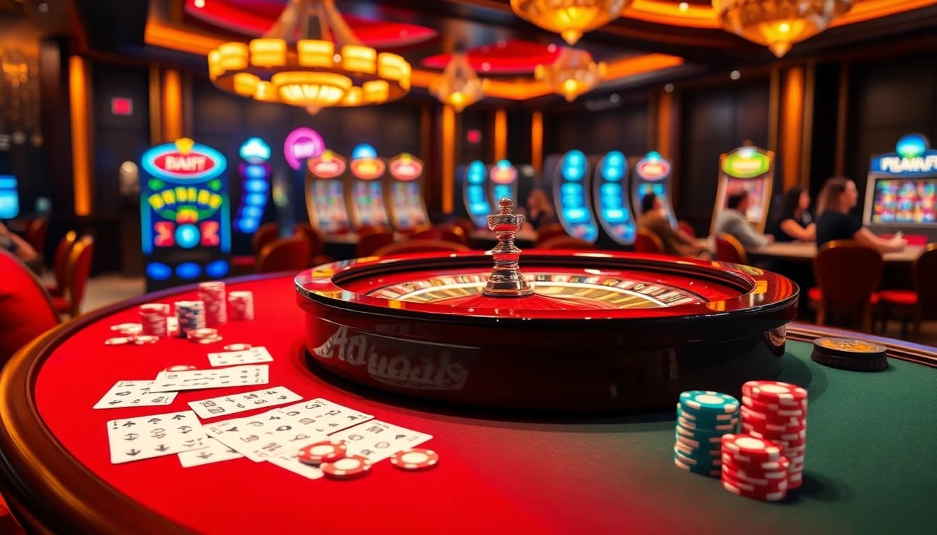 Players enjoying thrilling games at EV88's luxurious online casino.