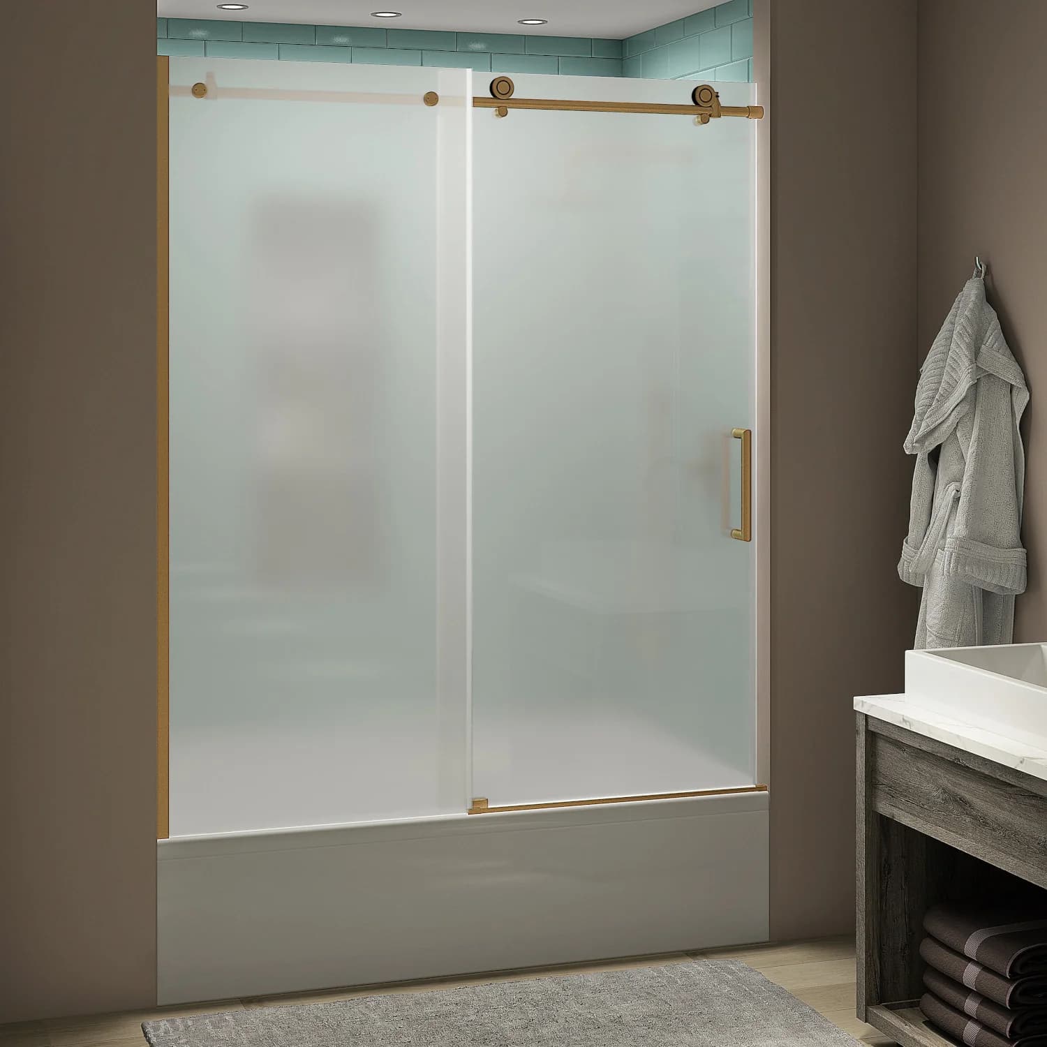 Enhance Your Bathroom with a Premium Frameless Sliding Shower Door