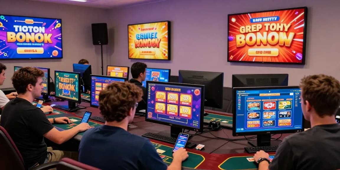 Enjoying gaming experience at credit card casinos at eatm.org.uk with vibrant promotions and diverse gameplay.
