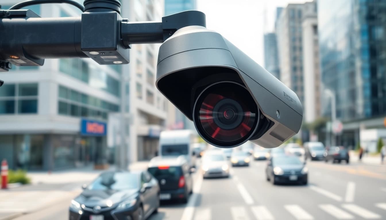 Capture dynamic scenes with a license plate recognition camera to enhance security and monitoring.