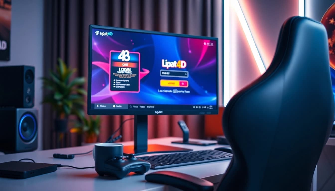 Masuk ke lipat4d login slot dengan antarmuka yang menarik dan lingkungan permainan yang modern.