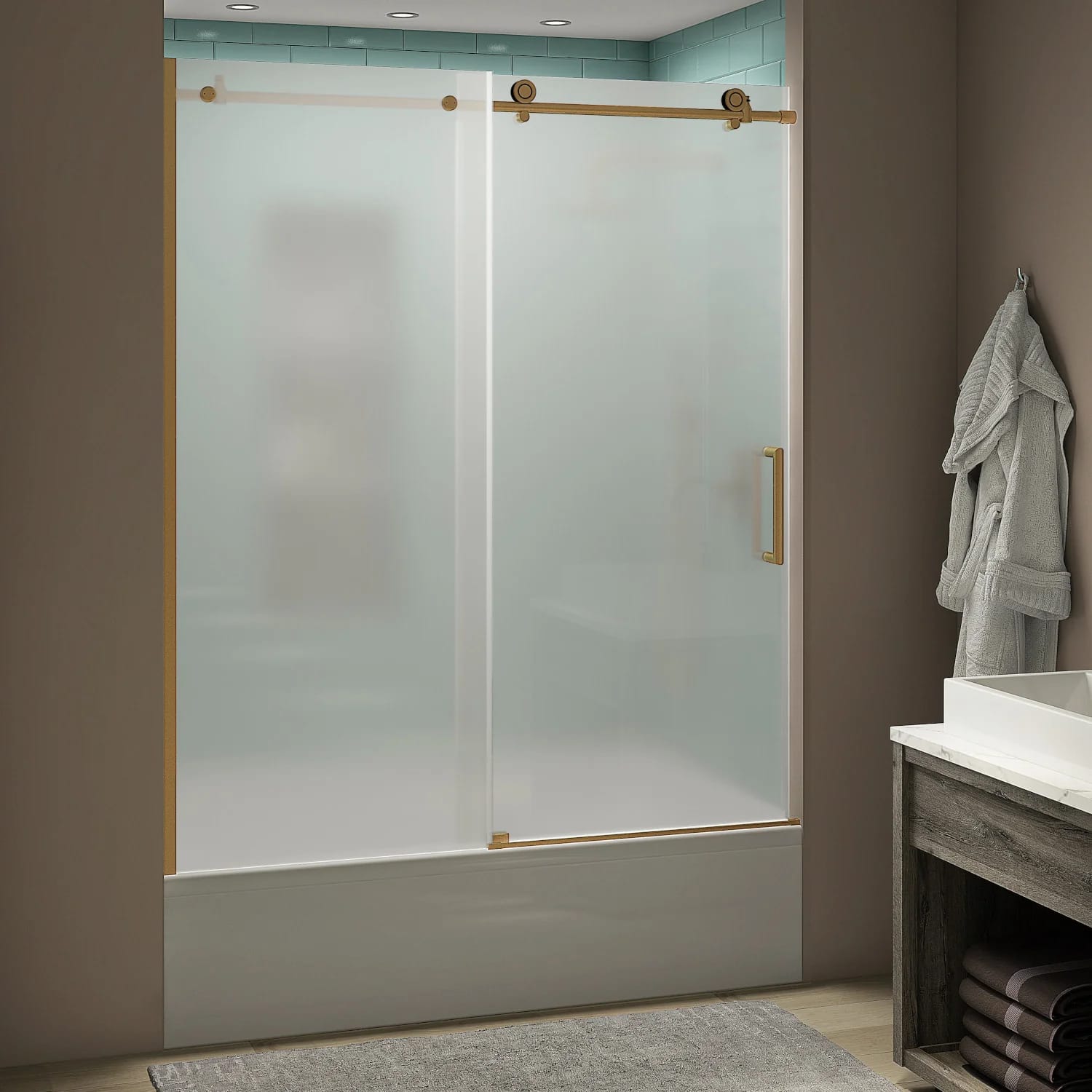 Enhance Your Bathroom with a Premium Frameless Sliding Shower Door