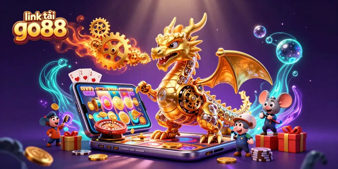 Play exciting games with link tải go88 featuring a dynamic dragon and immersive slot elements.