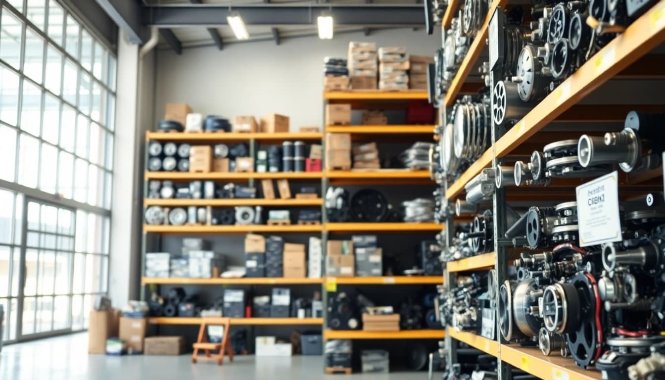 Explore the organized interior of https://factoryoemsupply.com/ showcasing automotive OEM parts