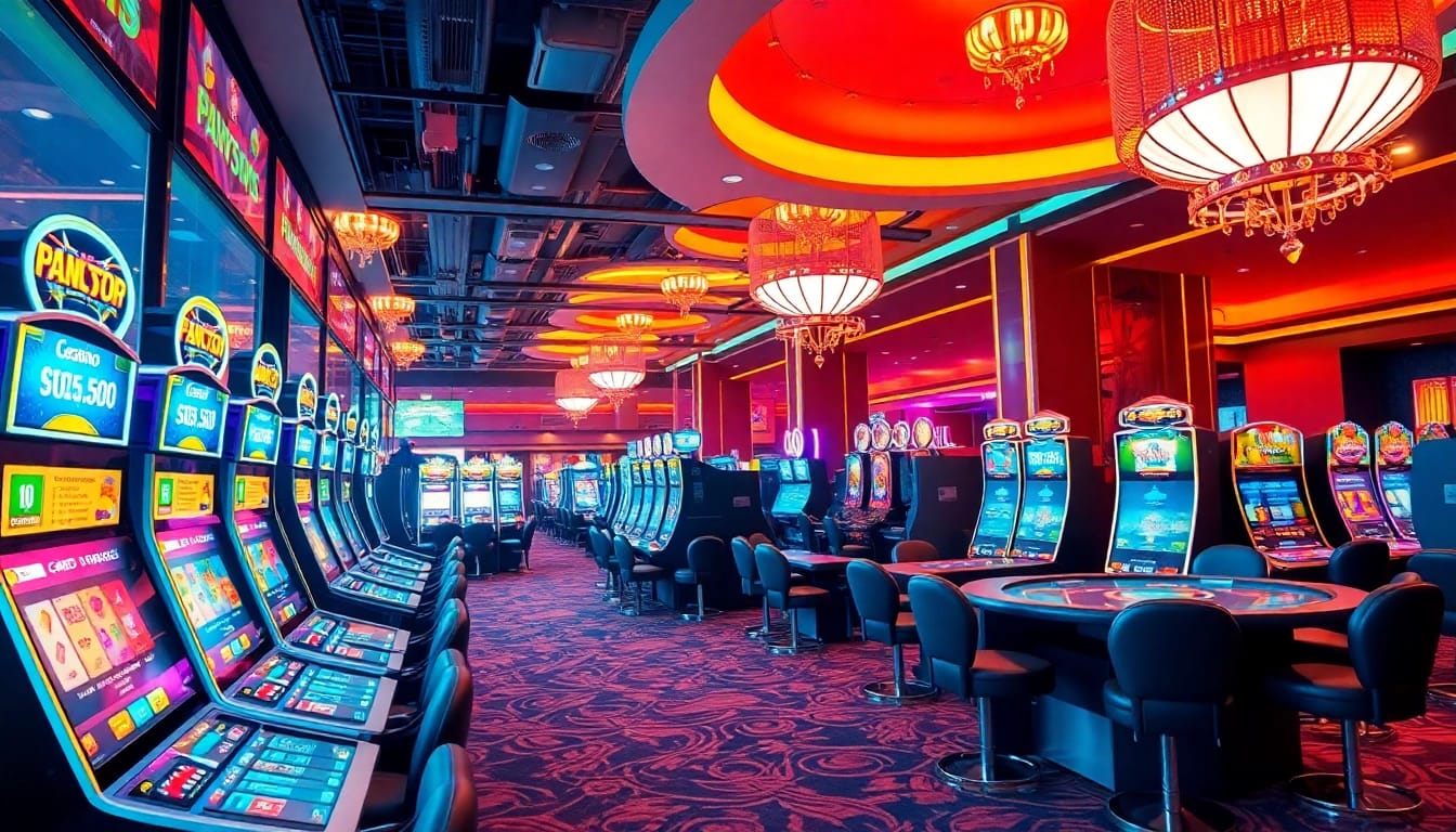 Explore thrilling gameplay in a lively non gamstop casino with vibrant gaming options and an inviting atmosphere.