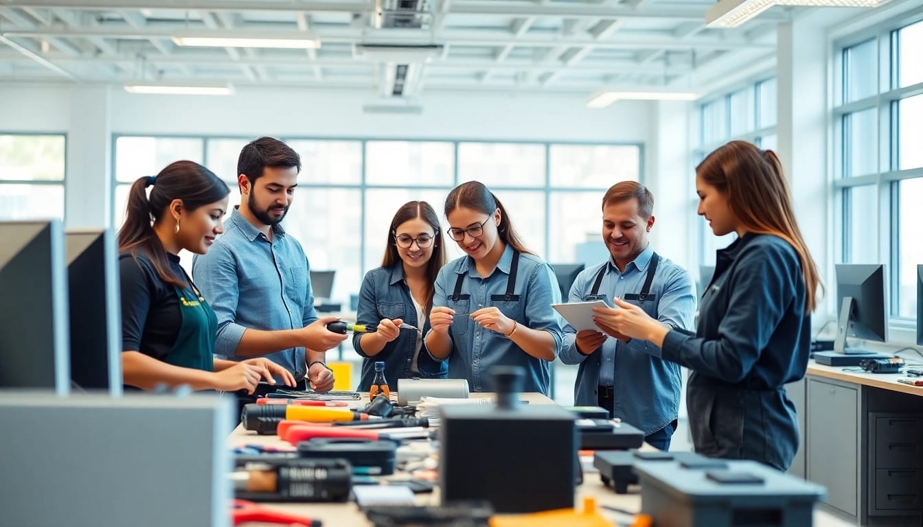 Students engaging in hands-on activities at trade schools in southern California highlight valuable vocational education.