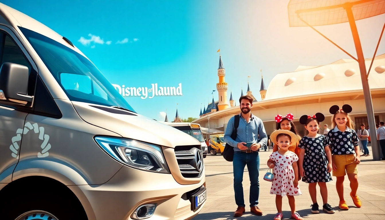 Experience seamless Disneyland Paris airport transfer services with reliable transportation.