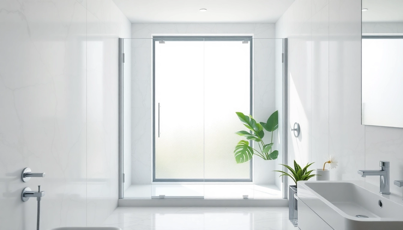 Elevate your bathroom with a stylish semi-frameless shower screen featuring sleek lines and modern design.