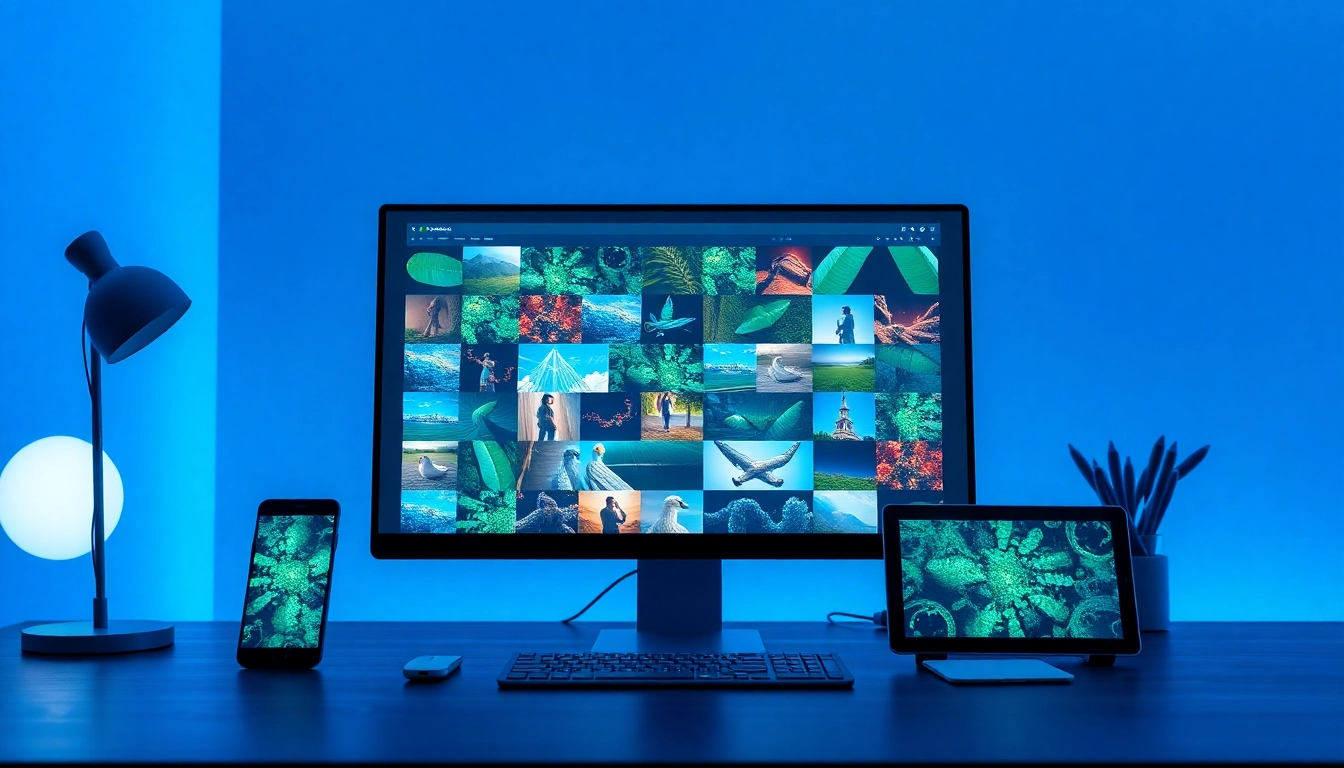 Dynamic interface of nano banana pro showcased in a modern workspace.