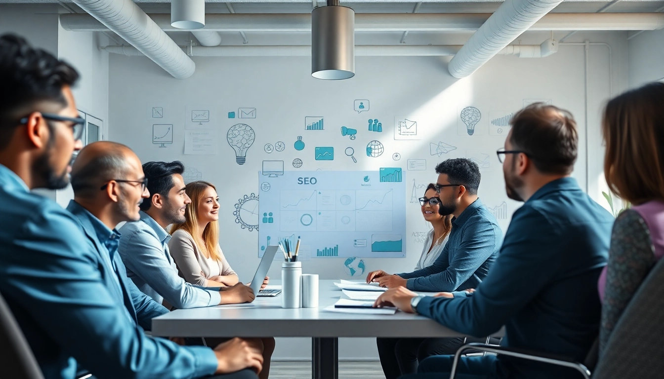 Optymalizacja strategii SEO w Rankingo z zespołem profesjonalistów w żywej atmosferze.