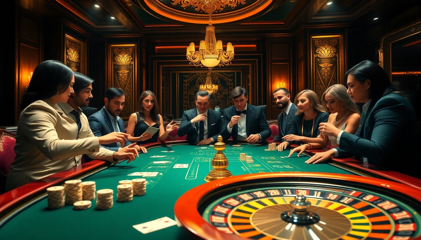 Exciting MK8 poker action with lavish chips and cards in a luxurious casino setting.