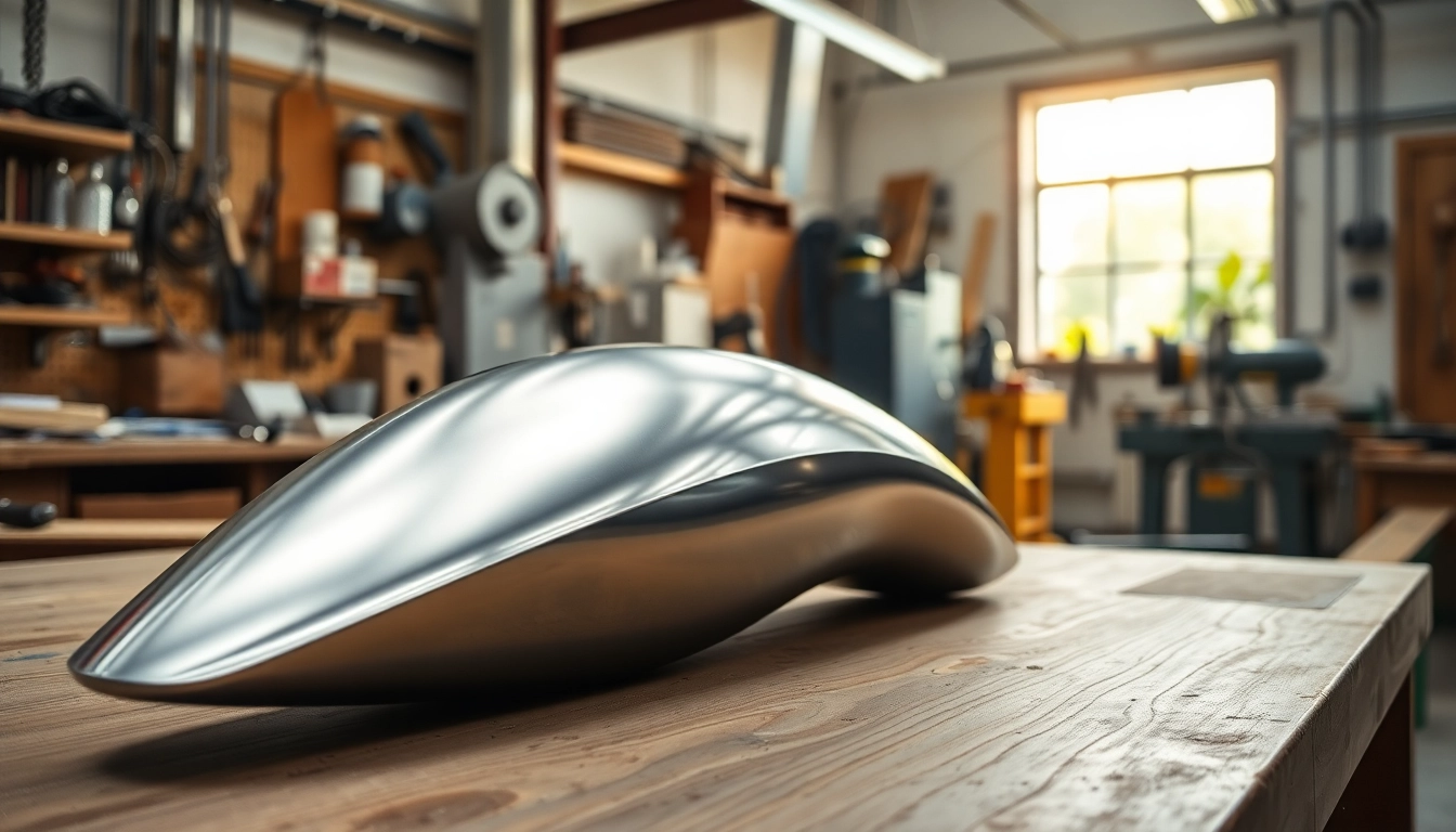 Showcasing high-quality aluminum prototypes in a dynamic industrial workshop environment.