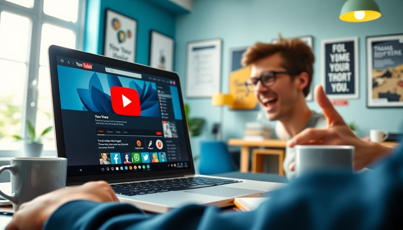 youtube 再生回数 購入を促進するためのデータ分析シーンでの興奮した表情