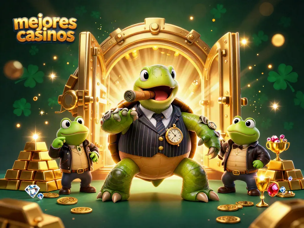 Ilumina tu juego en los mejores casinos con un extravagante escenario lleno de oro y joyas.