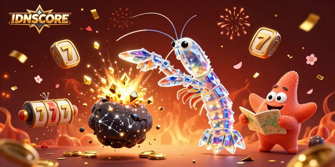 IDNSCORE sparks excitement with slots and golden gems in a vibrant gaming explosion.