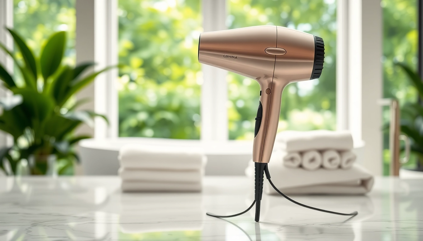 Experience effortless styling with the Ionic blow dryer featuring a sleek design and professional finish.