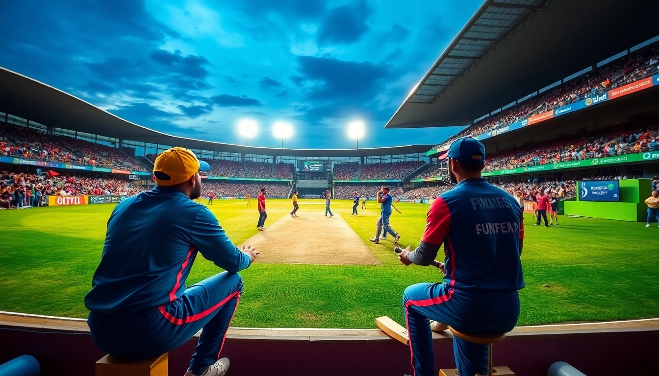 Today IPL team prediction featuring players in a vibrant match atmosphere with dynamic action.