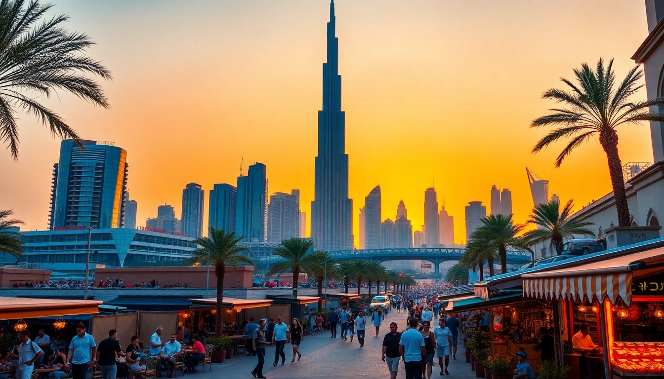 Experience diverse things to do in Dubai as vibrant city life unfolds with iconic structures.