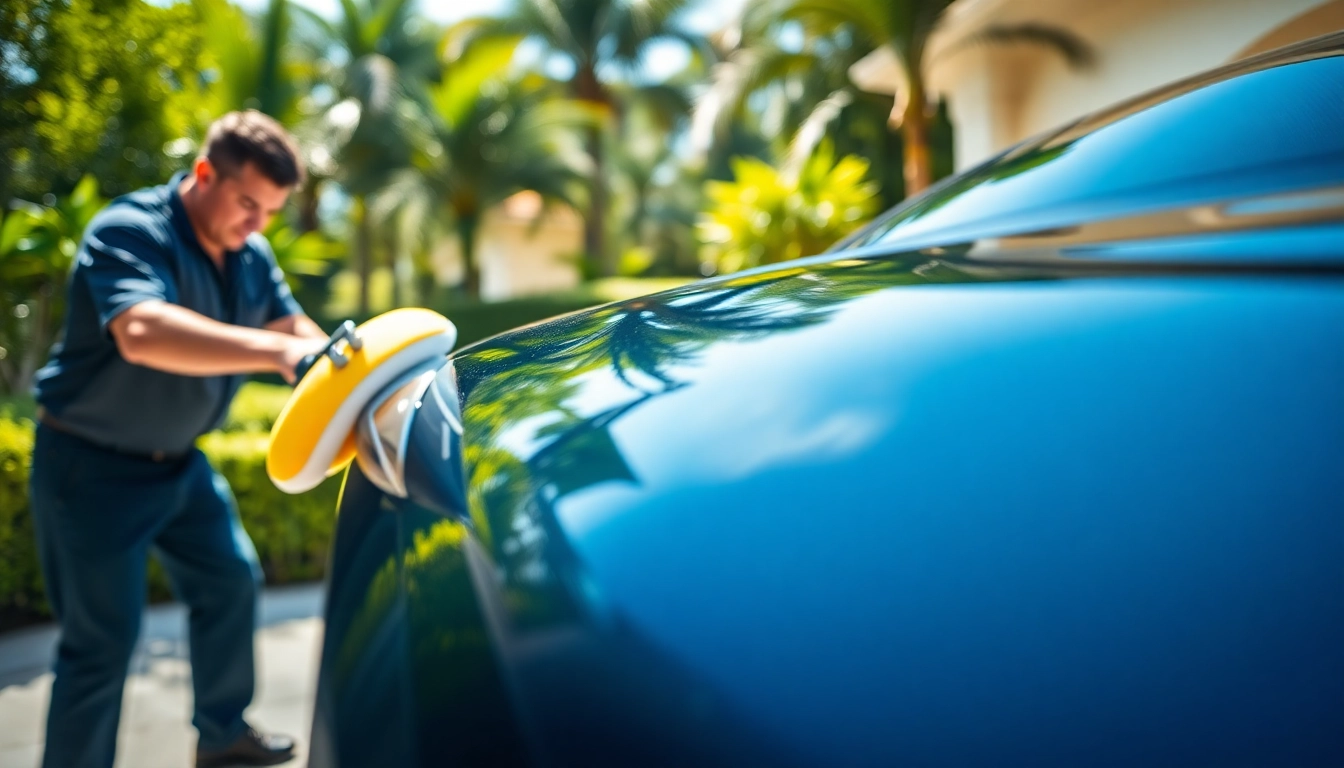 Experience Miami mobile detailing with a professional cleaning service enhancing vehicle shine.