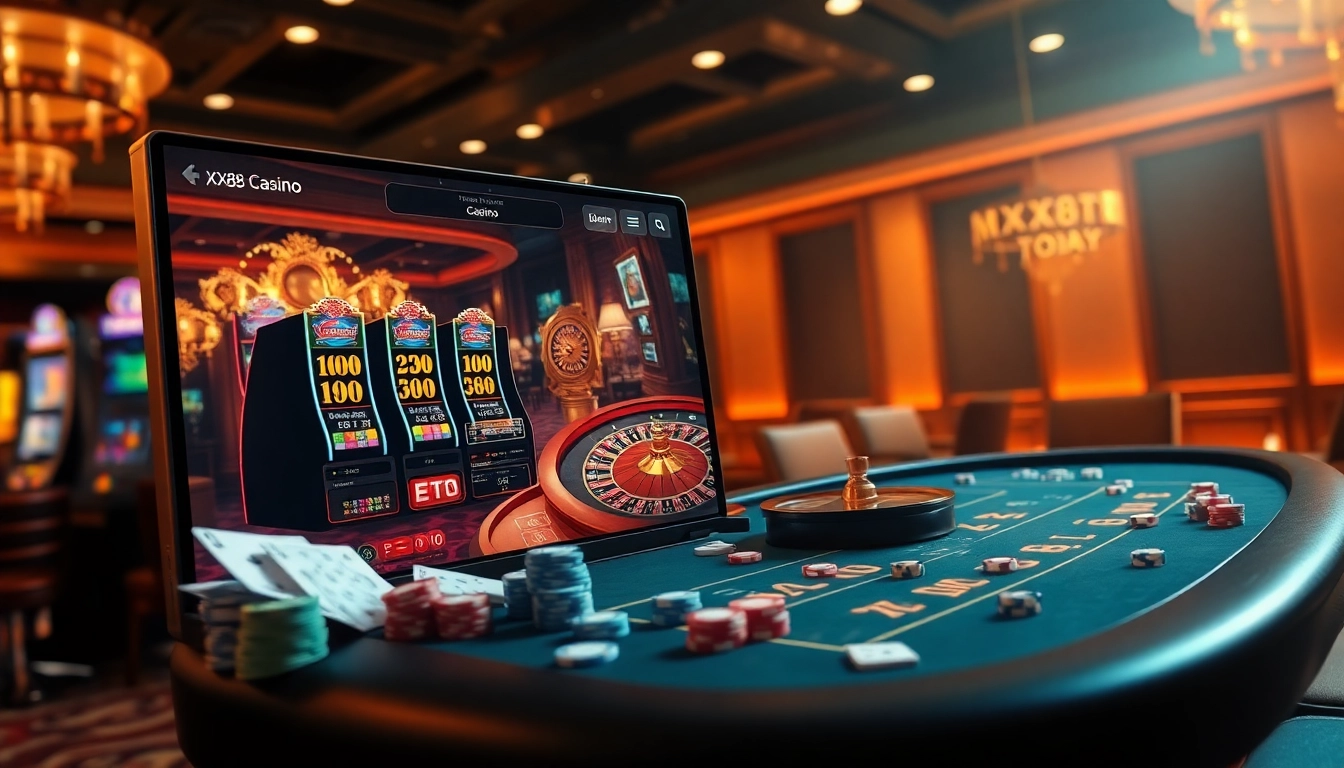 Experience luxury gaming at https://xx88.today/ with vibrant slot machines and table games.
