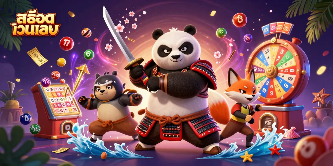 Experience the thrill of สล็อตเว็บตรง gameplay with vibrant characters and casino elements.