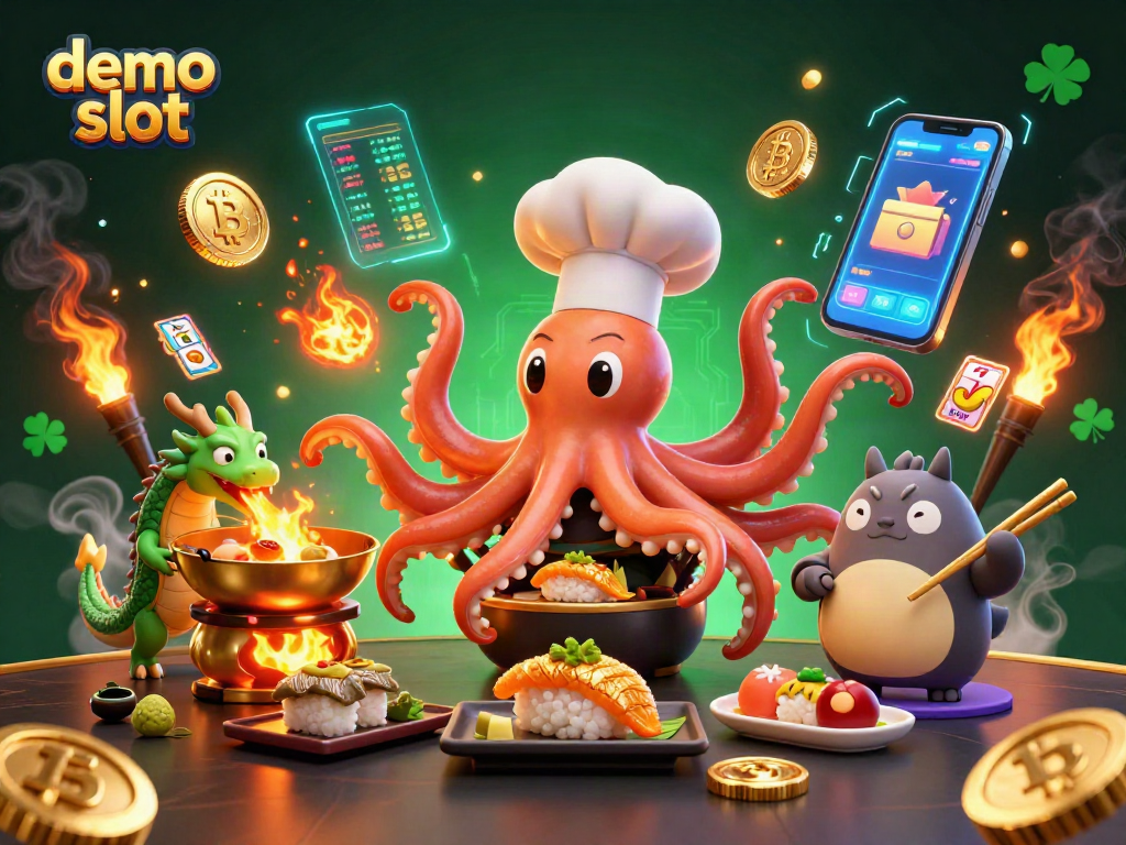 Experience the thrilling demo slot action with vibrant characters in an immersive casino scene.