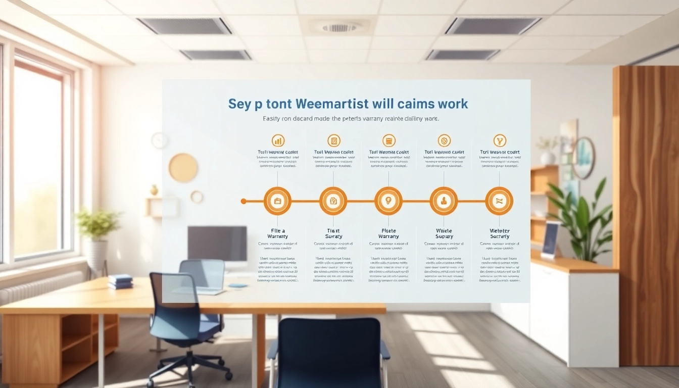 Illustrative infographic on how Pretzel warranty claims work, showcasing clear steps in the warranty process.