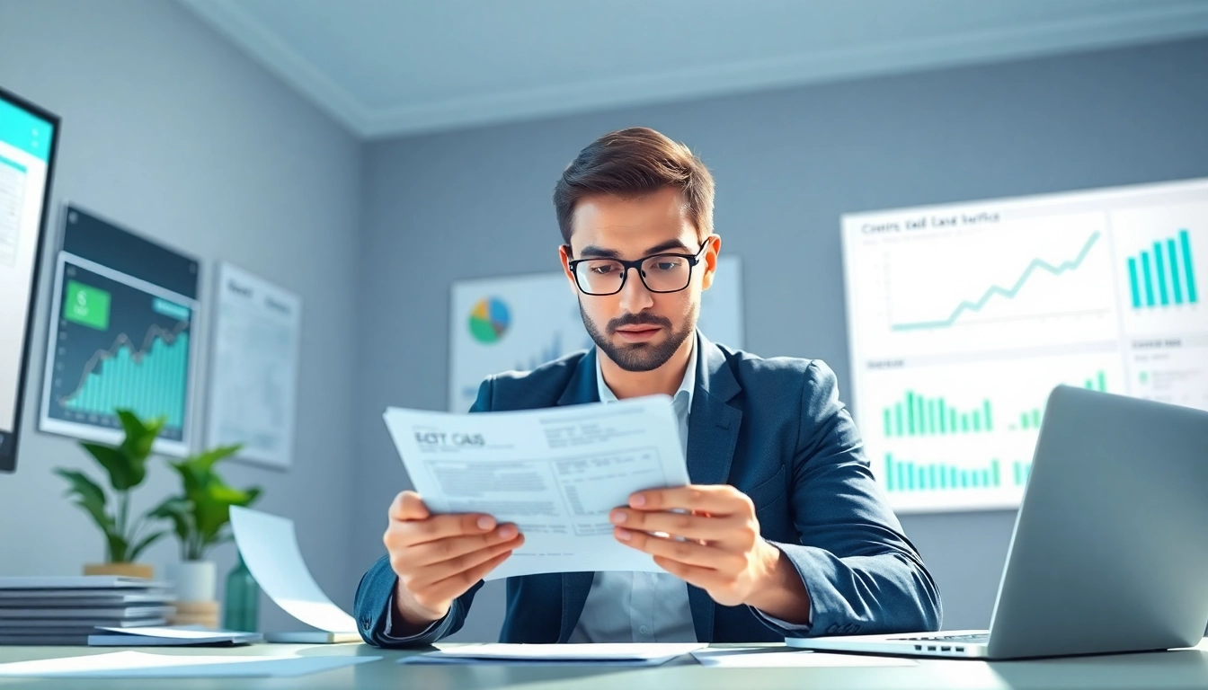 카드 한도 현금화 방법을 분석하는 전문가의 모습