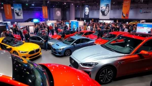 Attendees marvel at the diverse lineup at the Auto Cars Show, showcasing the latest in automotive innovation.