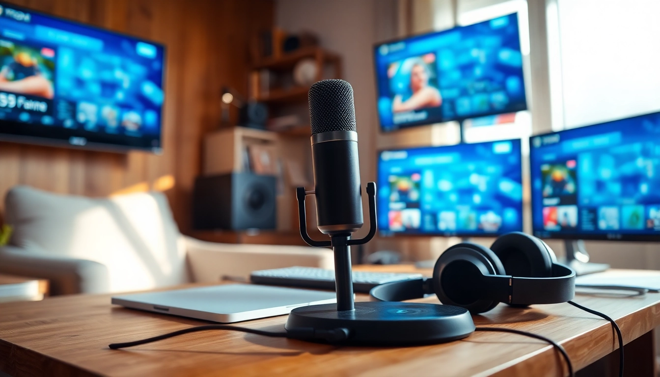 View engaging content on iron tv pro from a stylish home office setup, highlighting technology and relaxation.