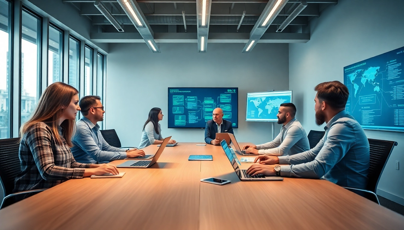 Managed IT Services Tampa team collaborating in a modern office setting