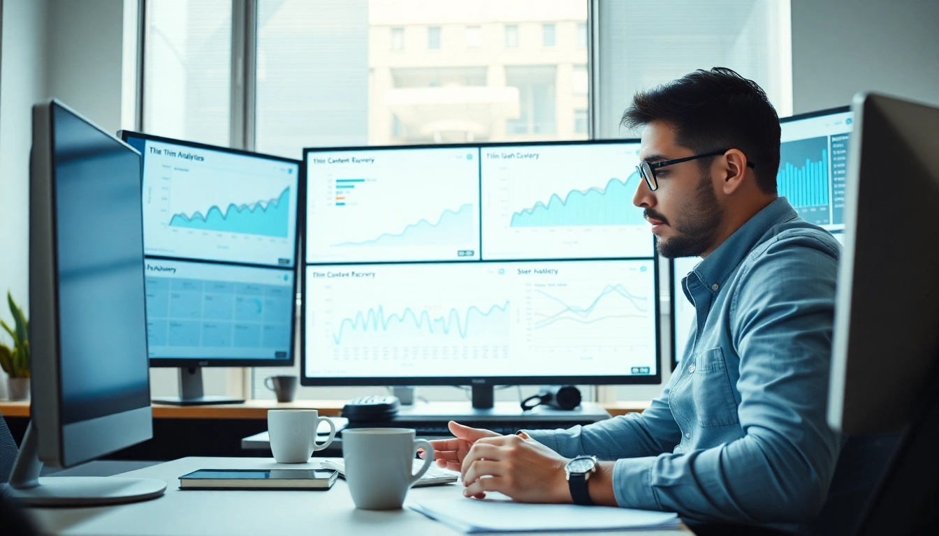 Analyze thin content recovery strategies in a modern office environment.