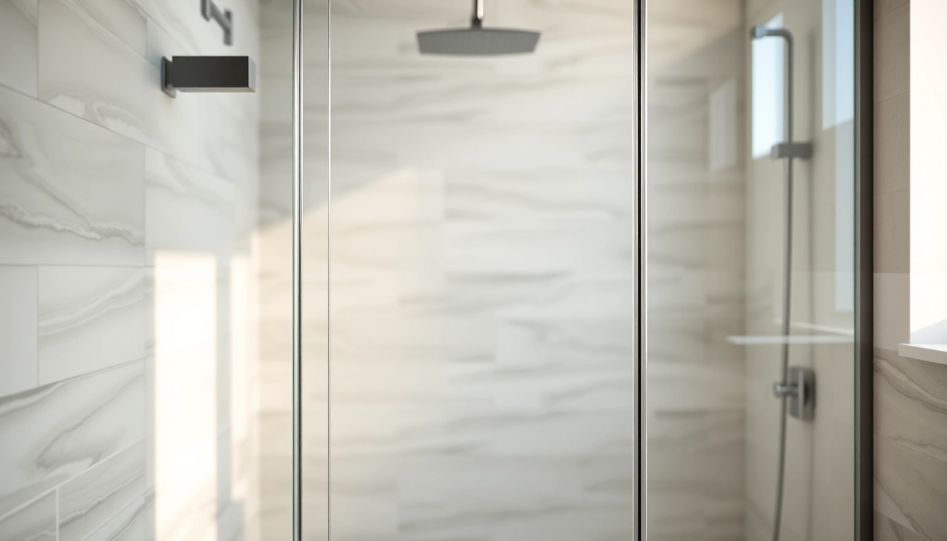 Admire the paroi de douche beautifully enhancing a modern bathroom design.