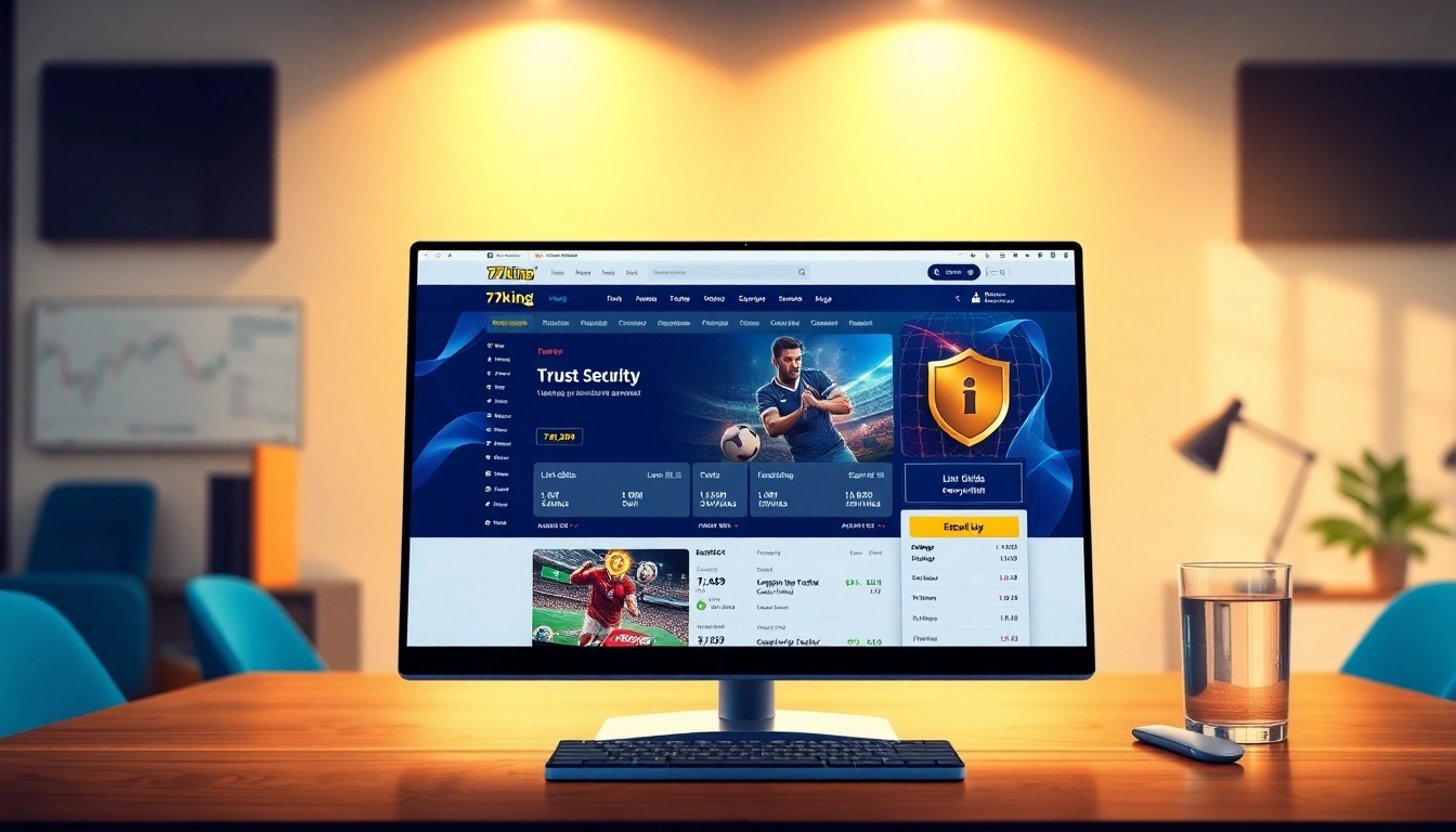Современный интерфейс платформы онлайн-ставок 79king hn к 2025 году, акцент на доверие и безопасность в цифровых азартных играх.