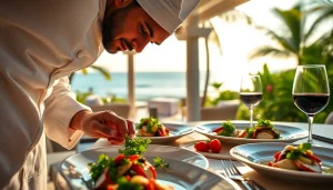 Experience gourmet delights from a devoted private chef St Martin in a beautiful outdoor villa setting.