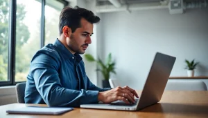 Analyze website performance data at https://vj88.online/ in a modern office environment.