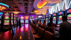 เล่น 918kiss slot ที่คาสิโนสุดยอดพร้อมแสงไฟที่ใช่และผู้เล่นที่มีความสุข