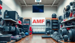 High-quality bowling parts for AMF displayed in a professional setting.