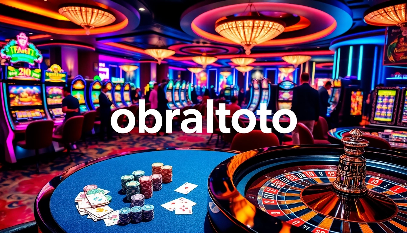 Experience the excitement of luxurious gambling at obraltoto's upscale casino games and slot machines.