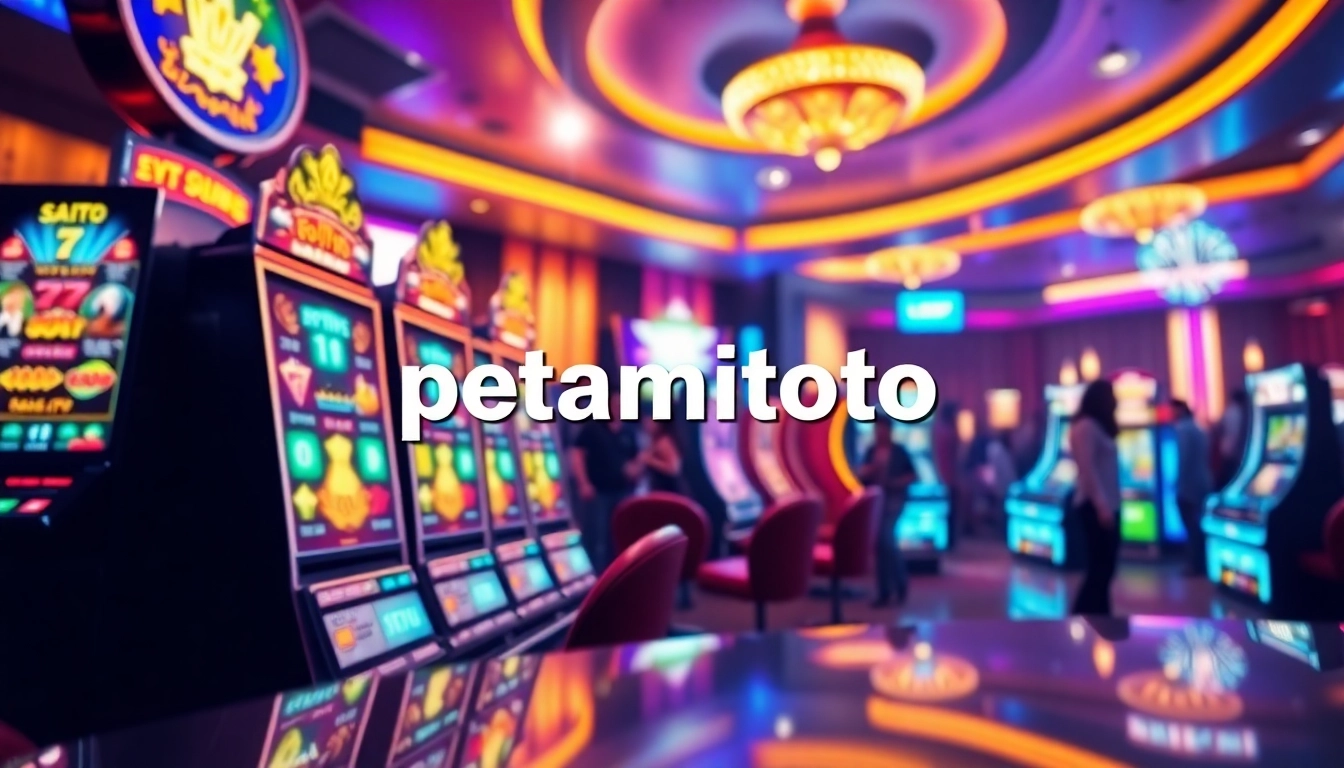 Mainkan petanitoto di antarmuka permainan slot yang semarak dengan bonus menarik.