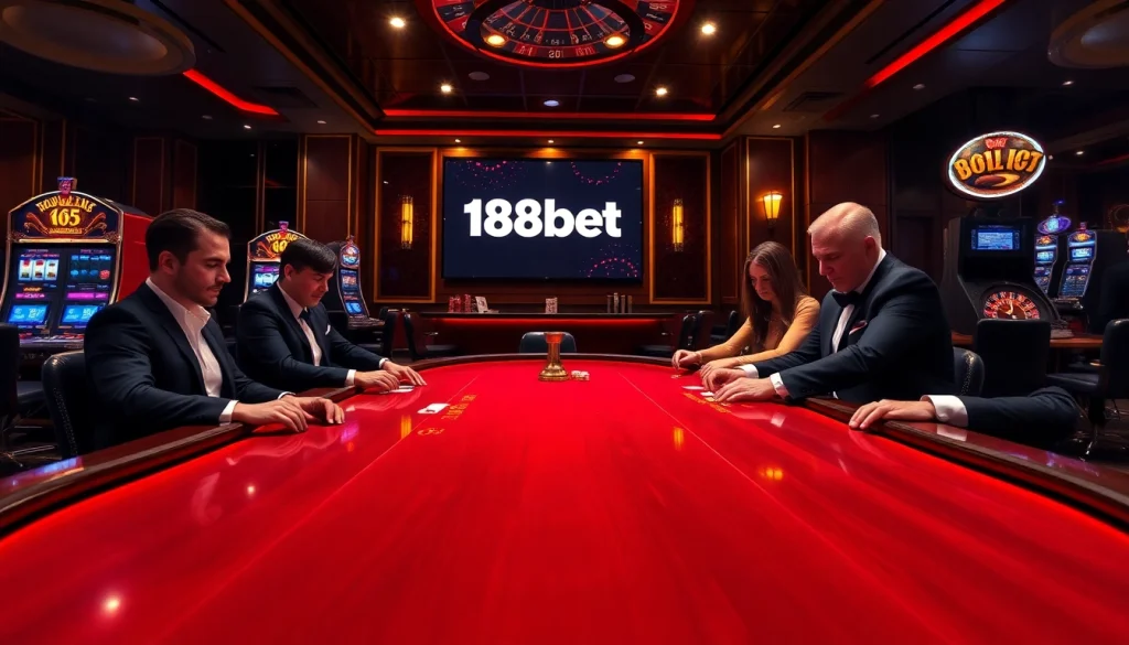 Experience high-stakes gaming at 188bet with poker and slot excitement.