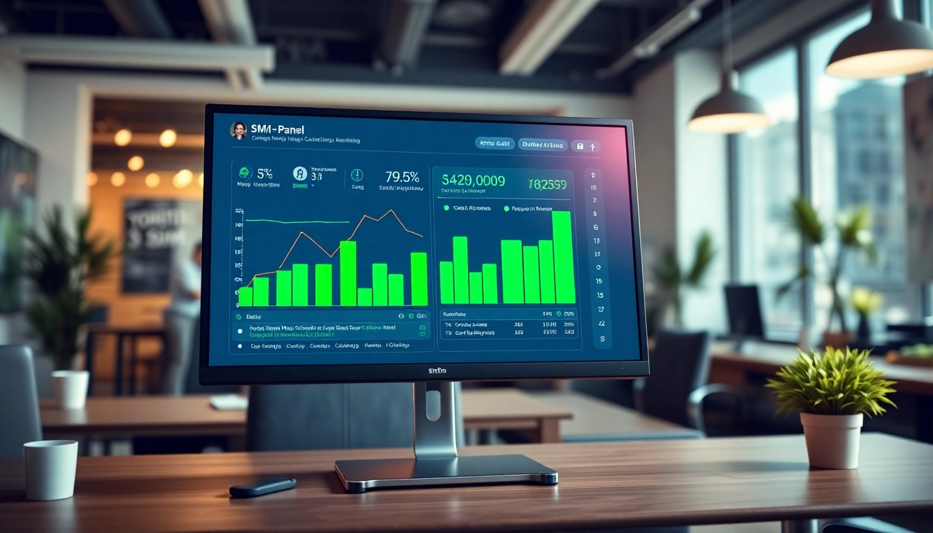Optimize your strategy with an engaging tiktok smm panel dashboard showcasing analytics.