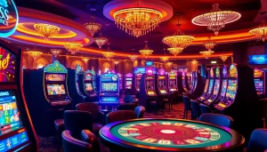 Explore a emoção das apostas com bet da sorte em um cassino online iluminado e vibrante.