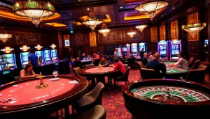 Experience the excitement of live gaming at Indibet Casino with vibrant roulette tables and engaged players.