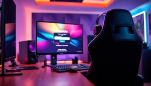 Masuk ke petanitoto login dengan tampilan gaming yang modern dan elegan