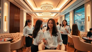 Inviting ambiance of 인계동셔츠룸 with stylish managers and cozy decor