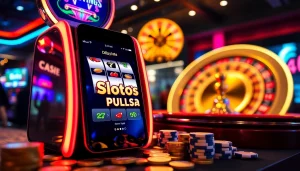Rasakan strategi kemenangan dengan slot deposit pulsa di kasino yang menarik.